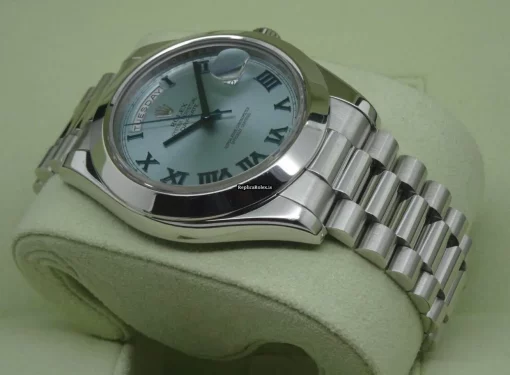 Neat Replica Rolex Day-date II 218206 Automatic Movement 41mm Platinum Case Mens/unisex Watch - Image 9