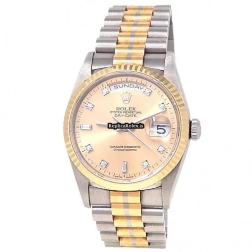 Fine Replica Rolex Day-date 36 18239 Automatic Movement 36mm White Gold Case Mens/unisex Watch
