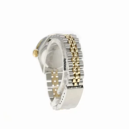 Defect Replica Rolex Lady-datejust 69173 Caliber 2135 Automatic Movement 26mm Gold/steel Case Womens Watch - Image 11