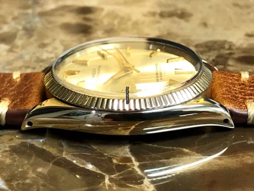 Distinctive Copy Rolex Oyster Perpetual 34 1005 Caliber 1560 Automatic Movement 34mm Yellow Gold Case Mens/unisex Watch - Image 10