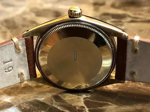 Distinctive Copy Rolex Oyster Perpetual 34 1005 Caliber 1560 Automatic Movement 34mm Yellow Gold Case Mens/unisex Watch - Image 8