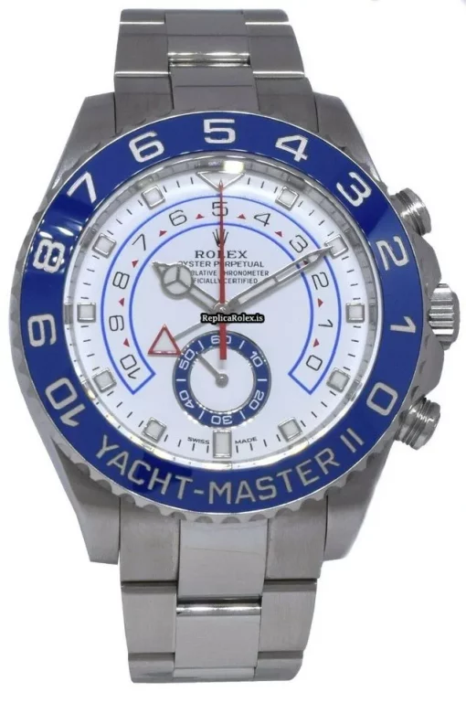 Discount Fake Rolex Yacht-master II 116680 Automatic Movement 44mm Steel Case Mens/unisex Watch - Image 12
