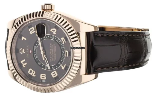 Incredible Clone Rolex Sky-dweller 326135 Automatic Movement 43mm Rose Gold Case Mens/unisex Watch - Image 5