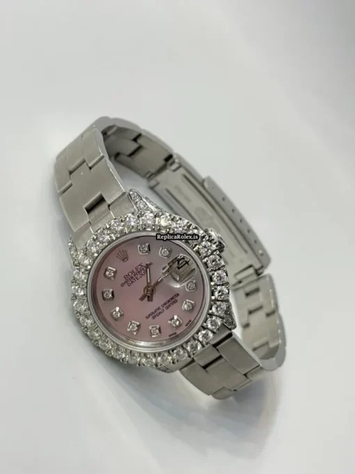 Nice Copy Rolex Lady-datejust 6917 Caliber 2030 Automatic Movement 26mm Steel Case Womens Watch