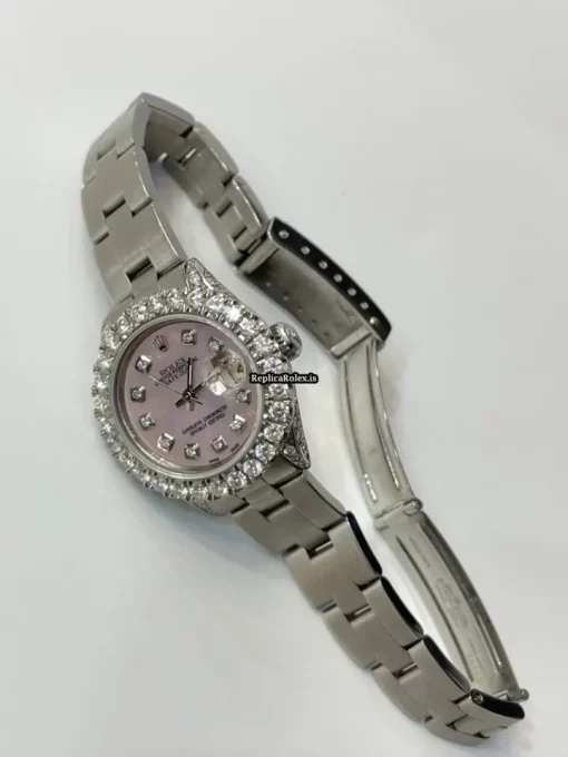 Nice Copy Rolex Lady-datejust 6917 Caliber 2030 Automatic Movement 26mm Steel Case Womens Watch - Image 7