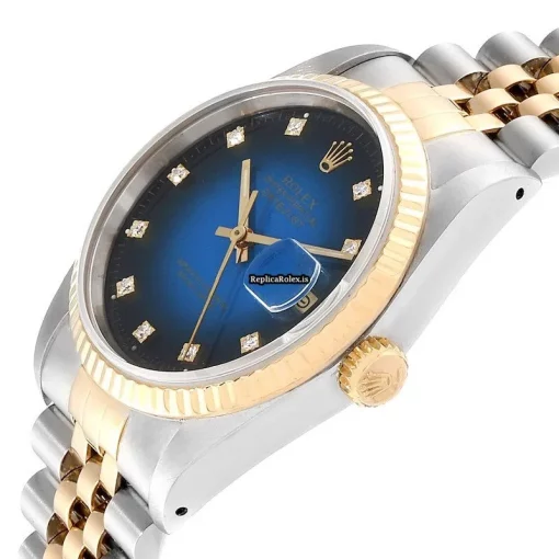 Perfect Replica Rolex Datejust 16233 Caliber 3135 Automatic Movement 36mm Gold/steel Case Mens/unisex Watch - Image 4