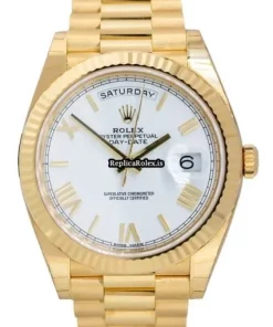 Unique Fake Rolex Day-date 40 228238 Automatic Movement 40mm Yellow Gold Case Watch