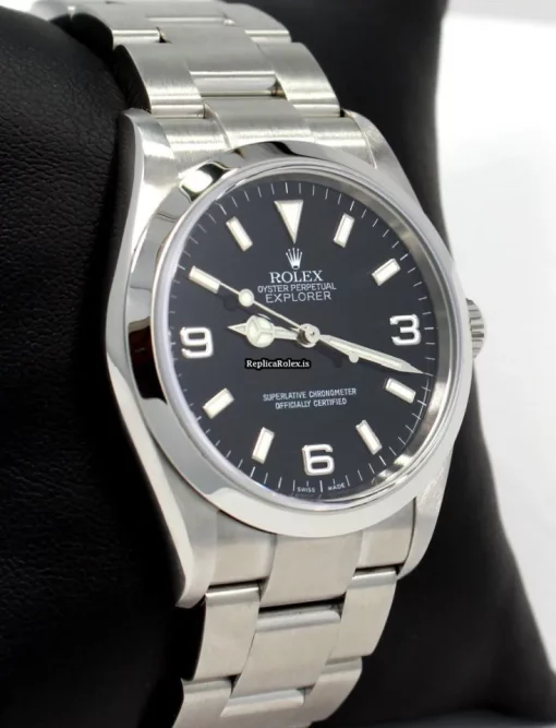 Amazing Replica Rolex Explorer 114270 Automatic Movement 36mm Steel Case Watch - Image 3