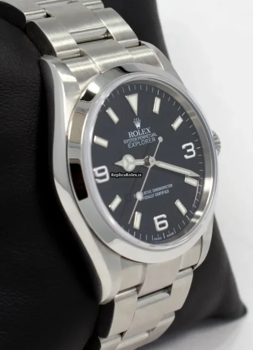 Amazing Replica Rolex Explorer 114270 Automatic Movement 36mm Steel Case Watch - Image 4