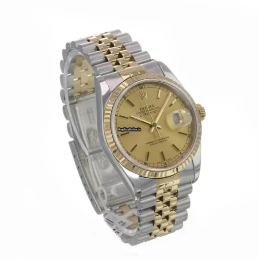 Affordable Replica Rolex Datejust 16233 Caliber 3135 Automatic Movement 36mm Gold/steel Case Mens/unisex Watch - Image 11