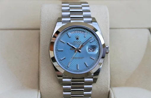 Stylish Replica Rolex Day-date 40 228206 Caliber 3255 Automatic Movement 40mm Platinum Case Mens/unisex Watch - Image 4