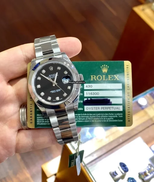 Exquisite Copies Rolex Datejust II 116300 Caliber 3136 Automatic Movement 41mm Steel Case Mens/unisex Watch - Image 4