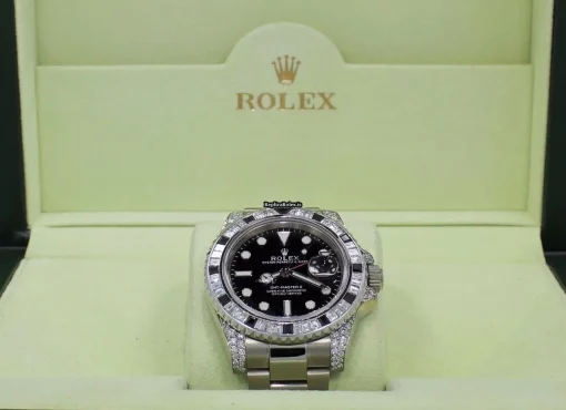 Amazing Clone Rolex Gmt-master II 116719 Automatic Movement 40mm White Gold Case Watch - Image 3