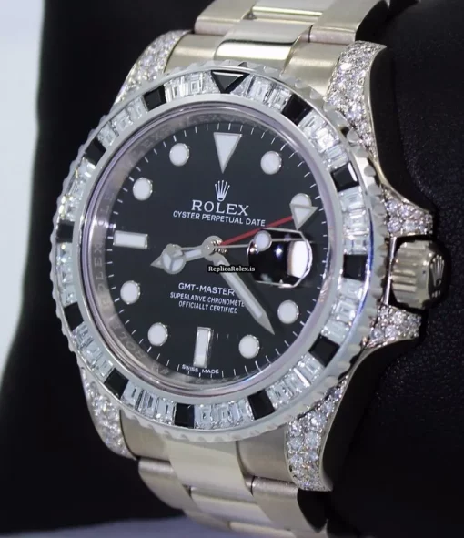 Amazing Clone Rolex Gmt-master II 116719 Automatic Movement 40mm White Gold Case Watch - Image 6