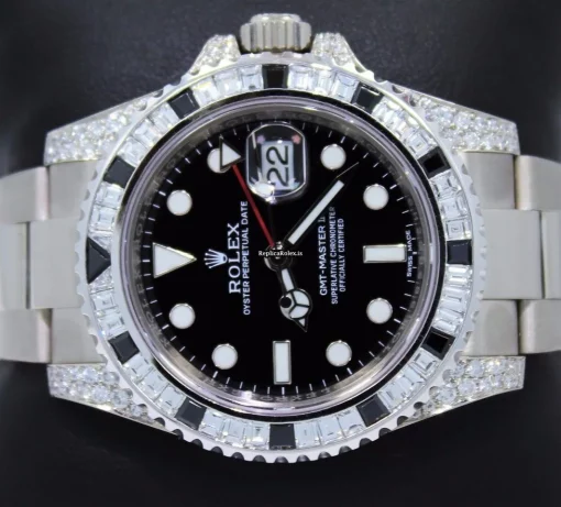 Amazing Clone Rolex Gmt-master II 116719 Automatic Movement 40mm White Gold Case Watch - Image 8