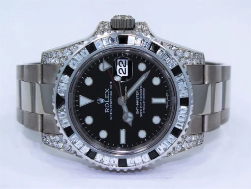 Amazing Clone Rolex Gmt-master II 116719 Automatic Movement 40mm White Gold Case Watch - Image 9
