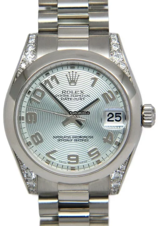 Great Clone Rolex Lady-datejust 178296 Automatic Movement 31mm Platinum Case Womens Watch