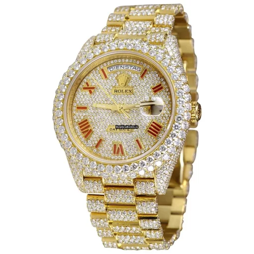 Superb Replicas Rolex Day-date 40 Self Winding Automatic 40mm Rose Gold Case Mens/unisex Watch