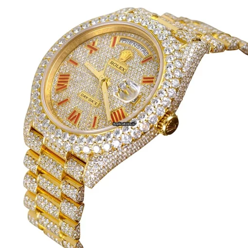 Superb Replicas Rolex Day-date 40 Self Winding Automatic 40mm Rose Gold Case Mens/unisex Watch - Image 3