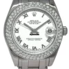 Incredible Replica Rolex Lady-datejust Pearlmaster 81209 Automatic Movement 29mm White Gold Case Watch
