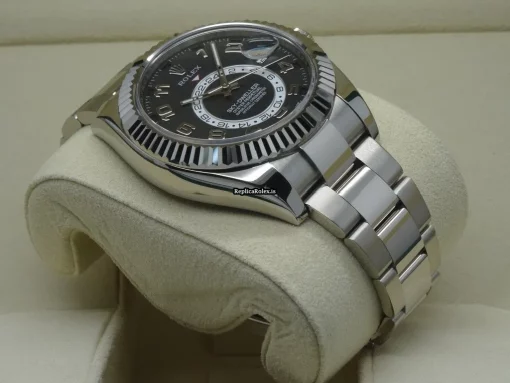 Exquisite Imitation Rolex Sky-dweller 326939 Caliber 9001 Automatic Movement 42mm White Gold Case Mens/unisex Watch - Image 4