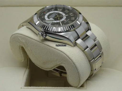 Exquisite Imitation Rolex Sky-dweller 326939 Caliber 9001 Automatic Movement 42mm White Gold Case Mens/unisex Watch - Image 7
