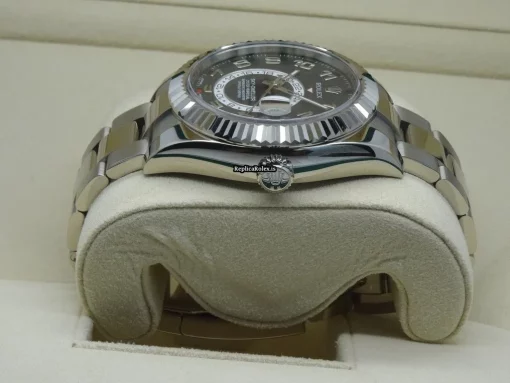 Exquisite Imitation Rolex Sky-dweller 326939 Caliber 9001 Automatic Movement 42mm White Gold Case Mens/unisex Watch - Image 8