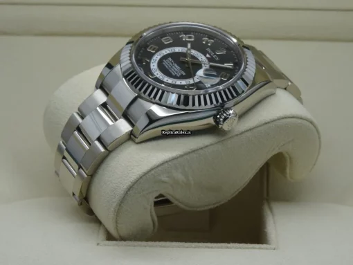 Exquisite Imitation Rolex Sky-dweller 326939 Caliber 9001 Automatic Movement 42mm White Gold Case Mens/unisex Watch - Image 9
