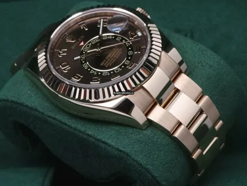 Aaa Clone Rolex Sky-dweller 326935 Caliber 9001 Automatic Movement 42mm Rose Gold Case Mens/unisex Watch - Image 3