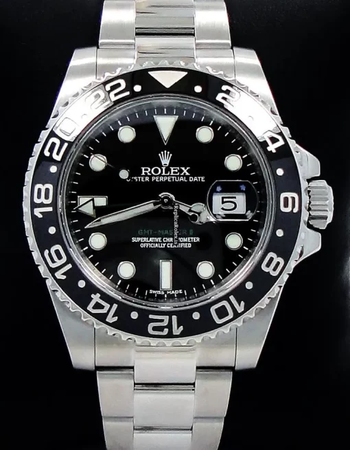 Luxury Replica Rolex Gmt-master II 116710ln Automatic Movement 40mm Steel Case Watch - Image 2
