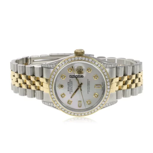 Design Replica Rolex Datejust 16233 Caliber 3135 Automatic Movement 36mm Gold/steel Case Mens/unisex Watch - Image 10