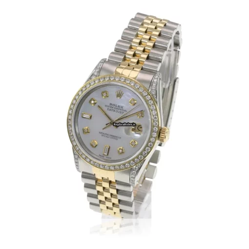 Design Replica Rolex Datejust 16233 Caliber 3135 Automatic Movement 36mm Gold/steel Case Mens/unisex Watch - Image 6