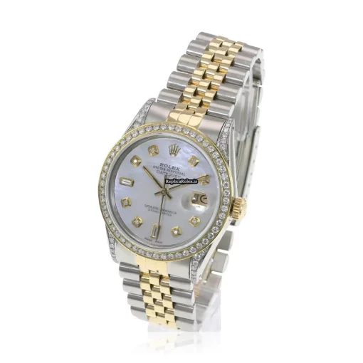 Design Replica Rolex Datejust 16233 Caliber 3135 Automatic Movement 36mm Gold/steel Case Mens/unisex Watch - Image 7