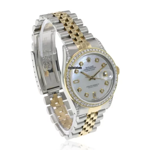 Design Replica Rolex Datejust 16233 Caliber 3135 Automatic Movement 36mm Gold/steel Case Mens/unisex Watch - Image 9