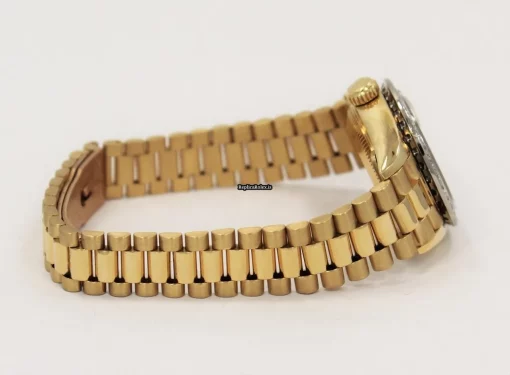 Fabulous Replica Rolex Lady-datejust 69178 Automatic Movement 26mm Yellow Gold Case Womens Watch - Image 10