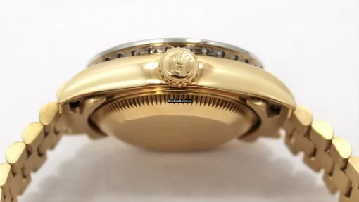 Fabulous Replica Rolex Lady-datejust 69178 Automatic Movement 26mm Yellow Gold Case Womens Watch - Image 11