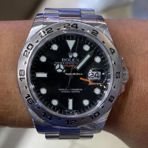 Amazing Imitation Rolex Explorer II 216570 Caliber 3187 Automatic Movement 42mm Steel Case Mens/unisex Watch - Image 2