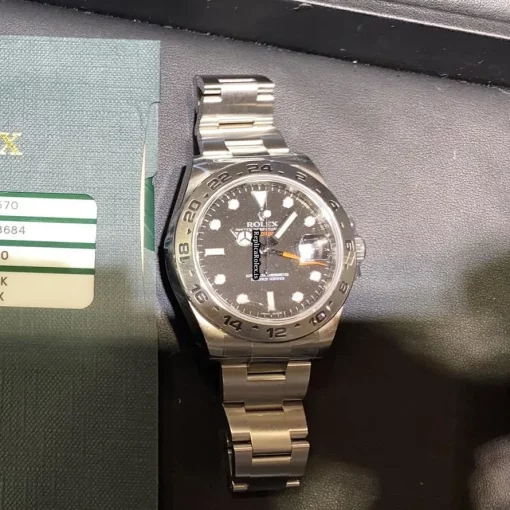 Amazing Imitation Rolex Explorer II 216570 Caliber 3187 Automatic Movement 42mm Steel Case Mens/unisex Watch - Image 5