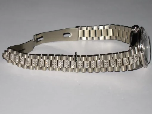 Good Replica Rolex Datejust Self Winding Automatic 26mm White Gold Case Womens Watch - Image 6