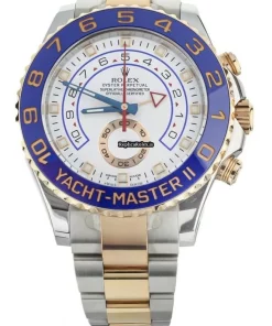 Attractive Copy Rolex Yacht-master II 116681 Automatic Movement 44mm Gold/steel Case Mens/unisex Watch