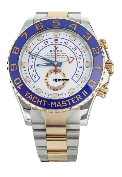 Attractive Copy Rolex Yacht-master II 116681 Automatic Movement 44mm Gold/steel Case Mens/unisex Watch