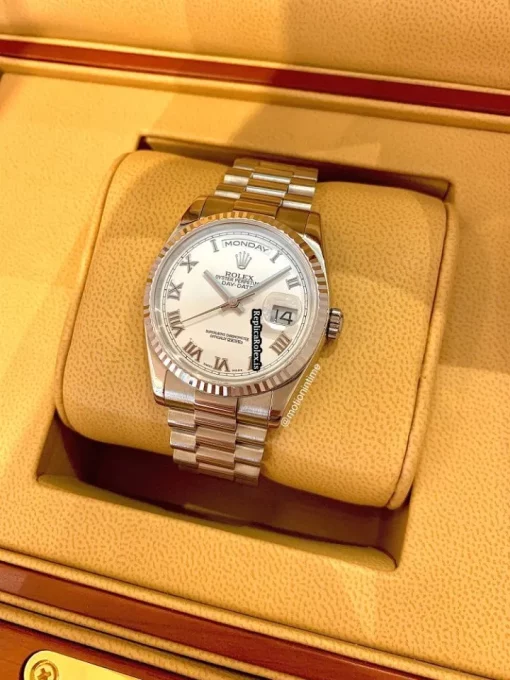 Great Fake Rolex Day-date 36 118239 Caliber 3155 Automatic Movement 36x43mm White Gold Case Mens/unisex Watch