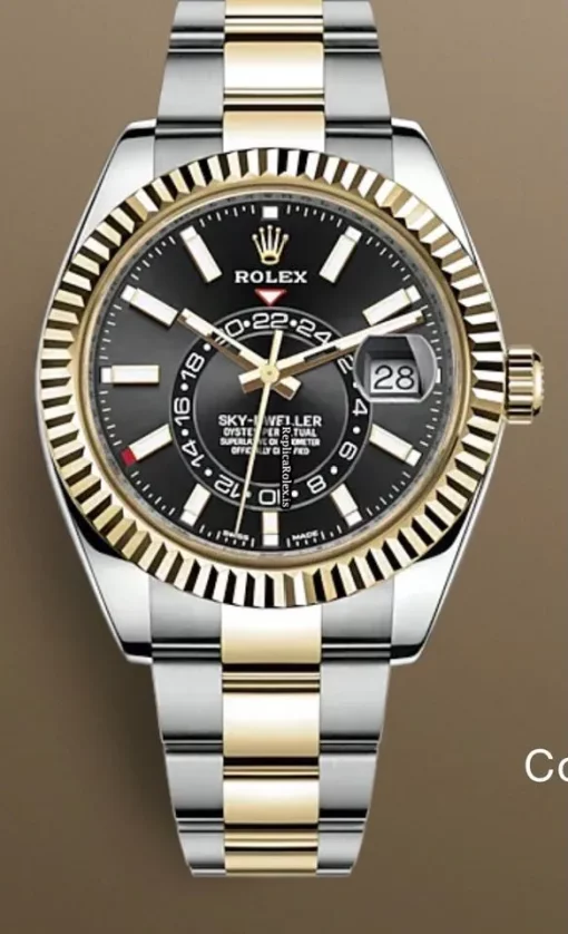 Recommend Fake Rolex Sky-dweller 326933 Caliber 9001 Automatic Movement 42mm Gold/steel Case Mens/unisex Watch