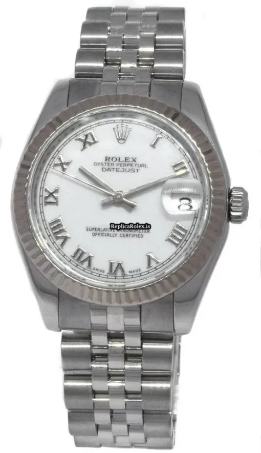 Durable Imitation Rolex Lady-datejust 178274 Automatic Movement 31mm Steel Case Womens Watch - Image 12
