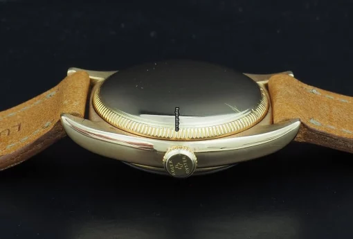 Offering Fake Rolex Bubble Back 5015 Automatic Movement Yellow Gold Case Mens/unisex Watch - Image 9