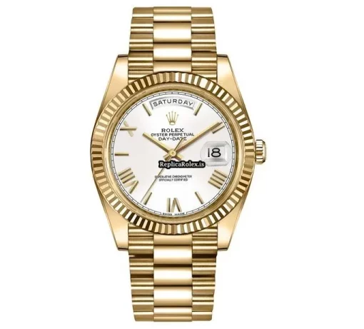 High-end Copies Rolex Day-date 40 228238 Caliber 3255 Automatic Movement 40mm Yellow Gold Case Mens/unisex Watch