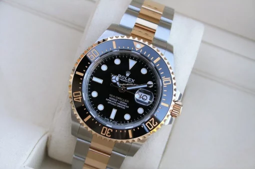 Top Replica Rolex Sea-dweller 126603 Caliber 3235 Automatic Movement 43mm Gold/steel Case Mens/unisex Watch - Image 6