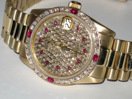Terrific Replica Rolex Datejust Self Winding Automatic 31mm Yellow Gold Case Womens Watch