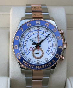 Durable Copy Rolex Yacht-master II 116681 Caliber 4161 Automatic Movement 44mm Gold/steel Case Mens/unisex Watch