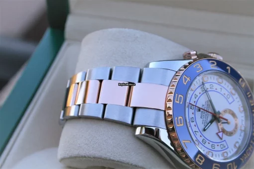 Durable Copy Rolex Yacht-master II 116681 Caliber 4161 Automatic Movement 44mm Gold/steel Case Mens/unisex Watch - Image 3